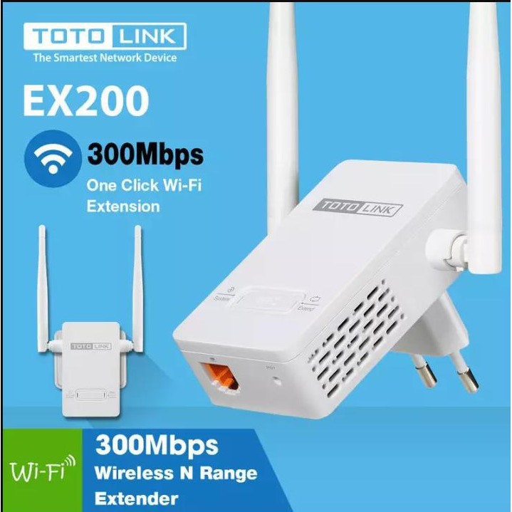[ SIÊU RẺ ] Bộ khuếch đại wifi TOTOLINK EX200 - HÀNG CHÍNH HÀNG SIÊU RẺ HÀNG CHÍNH HÃNG