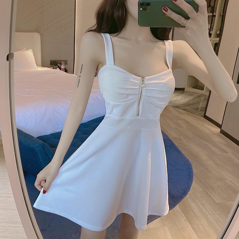Đầm 2 dây Perty dáng chữ A thời trang hè quyến rũ cho nữ