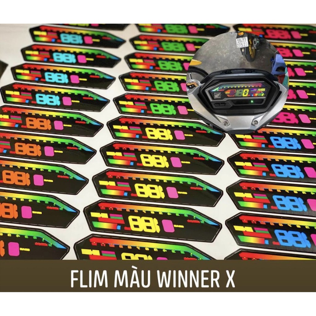 Flim màu Đồng Hồ Winner X