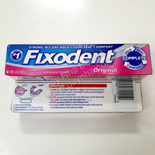Keo dán hàm giả Fixodent 68g