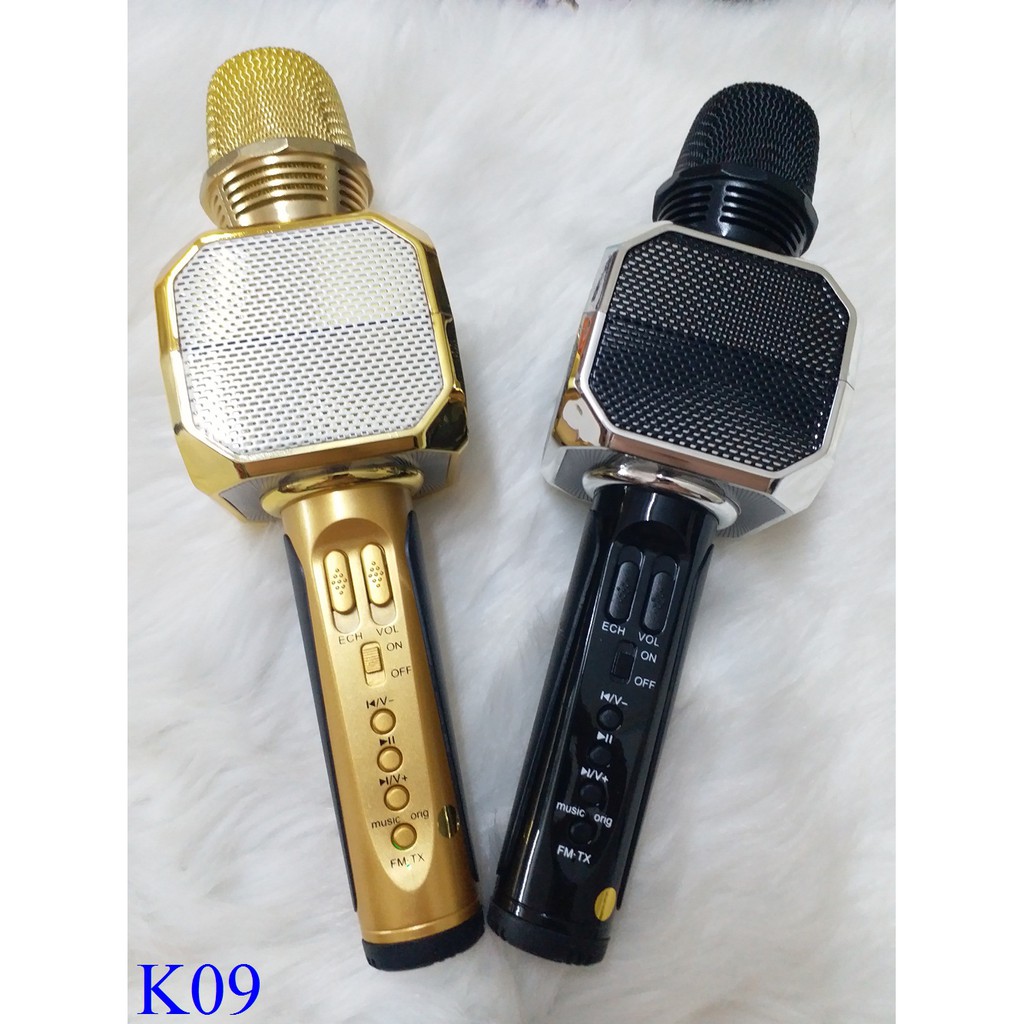 Micro karaoke bluetooth SD-10 Mic hát cầm tay loa không dây mini hát hay đa năng có ghi âm. micro hát trên xe hơi - mic