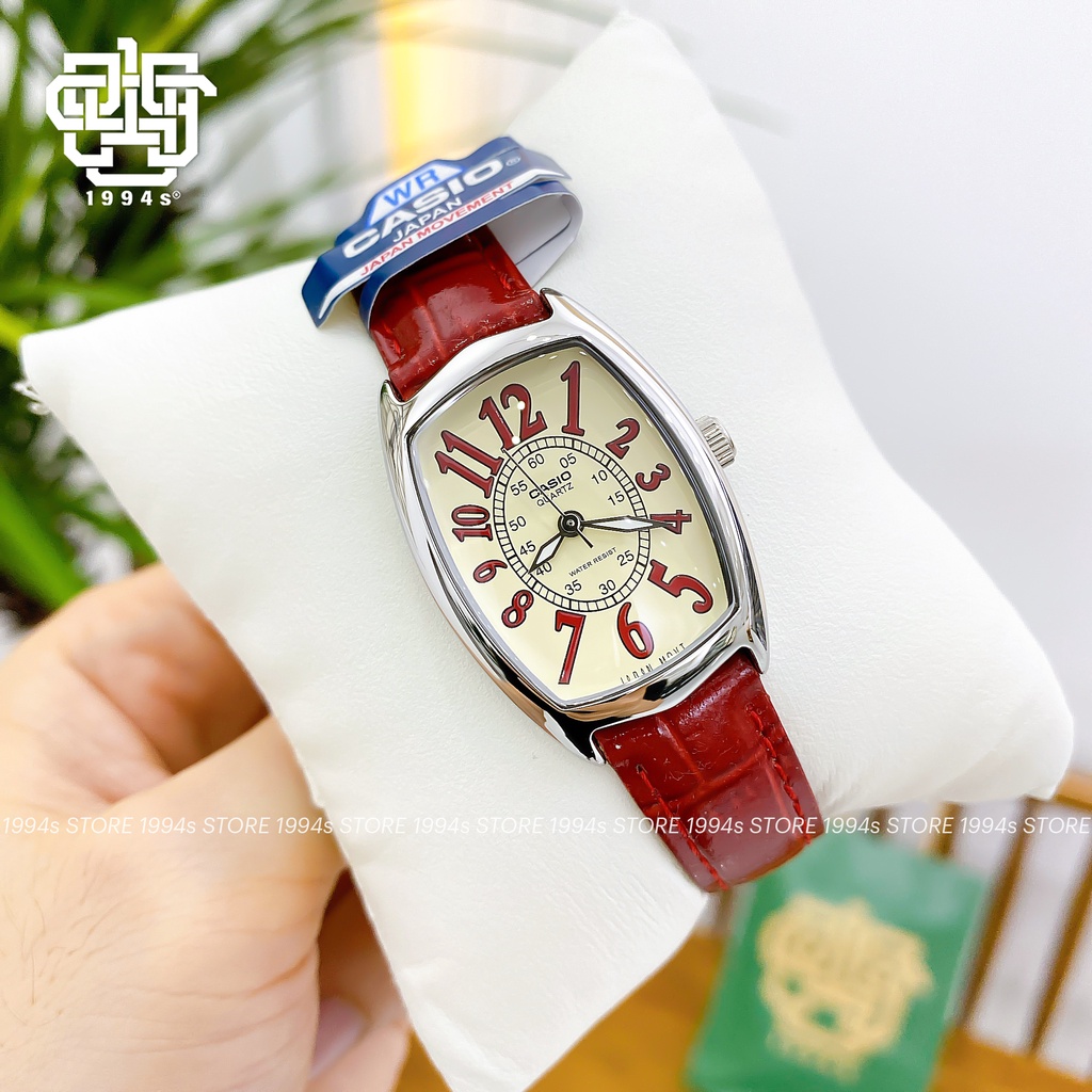 Đồng hồ nữ Casio LTP-1208E-9B2 dây da, chống nước, hàng chính hãng