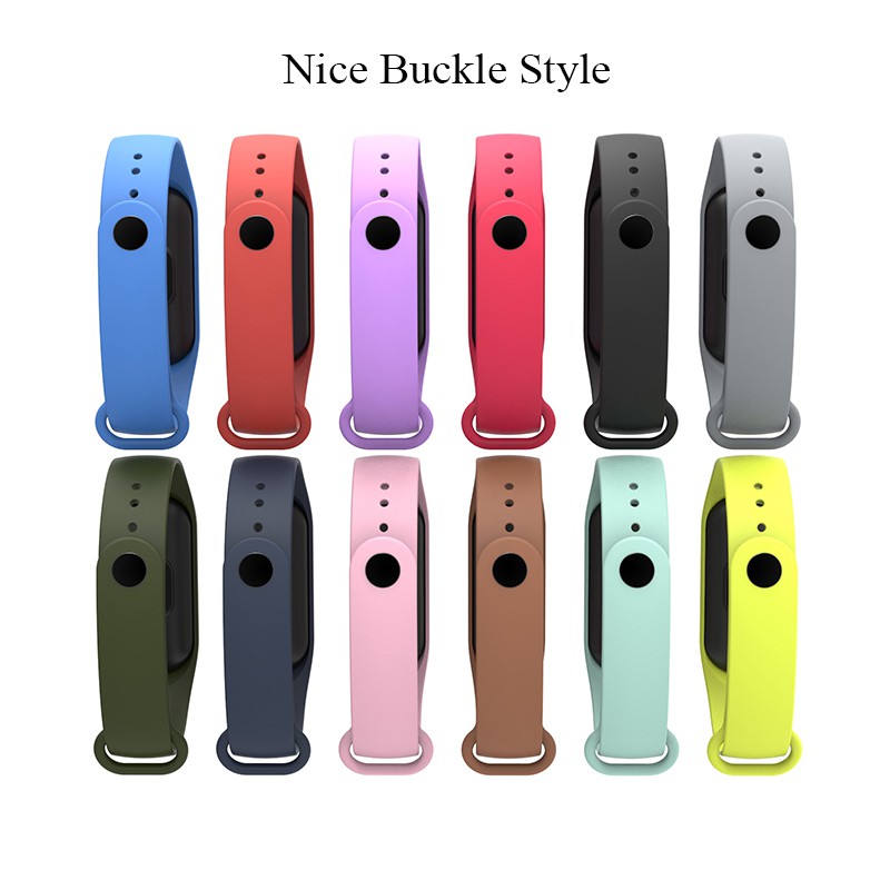 Dây đeo silicon thay thế cho vòng tay thông minh Xiaomi Mi 3