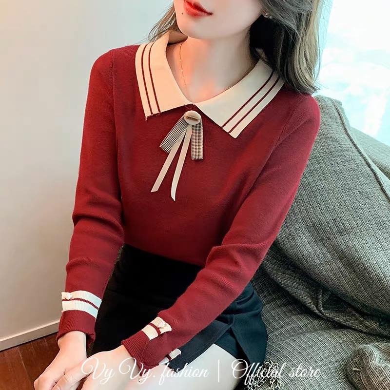 Áo len công sở trẻ trung thanh lịch