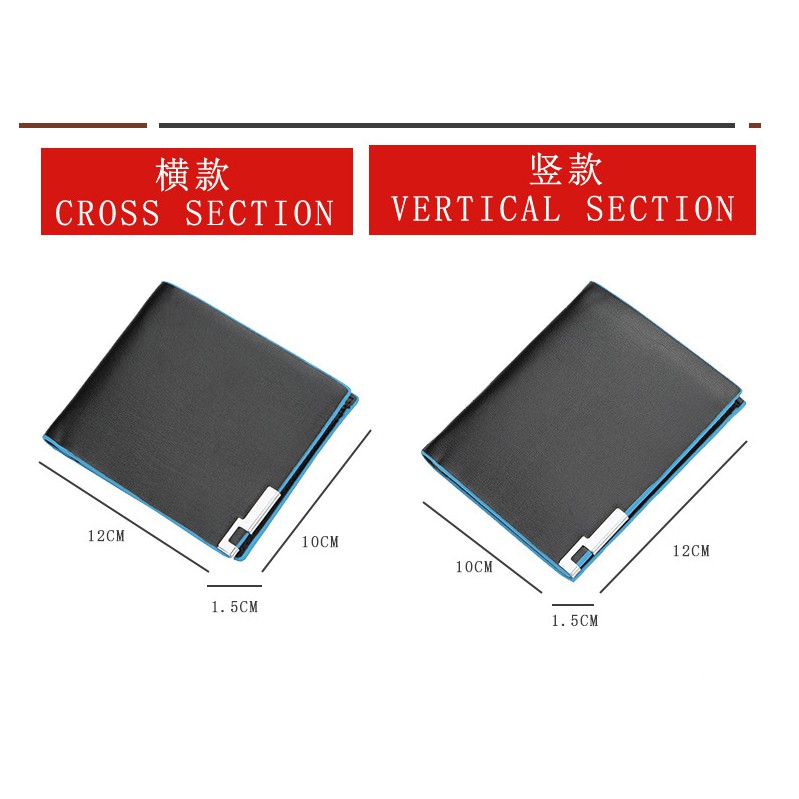 Ví Da PU Đựng Thẻ Tín Dụng Dành Cho Nam Giới Giá Đỡ