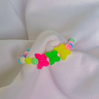 Vòng tay hạt màu pastel