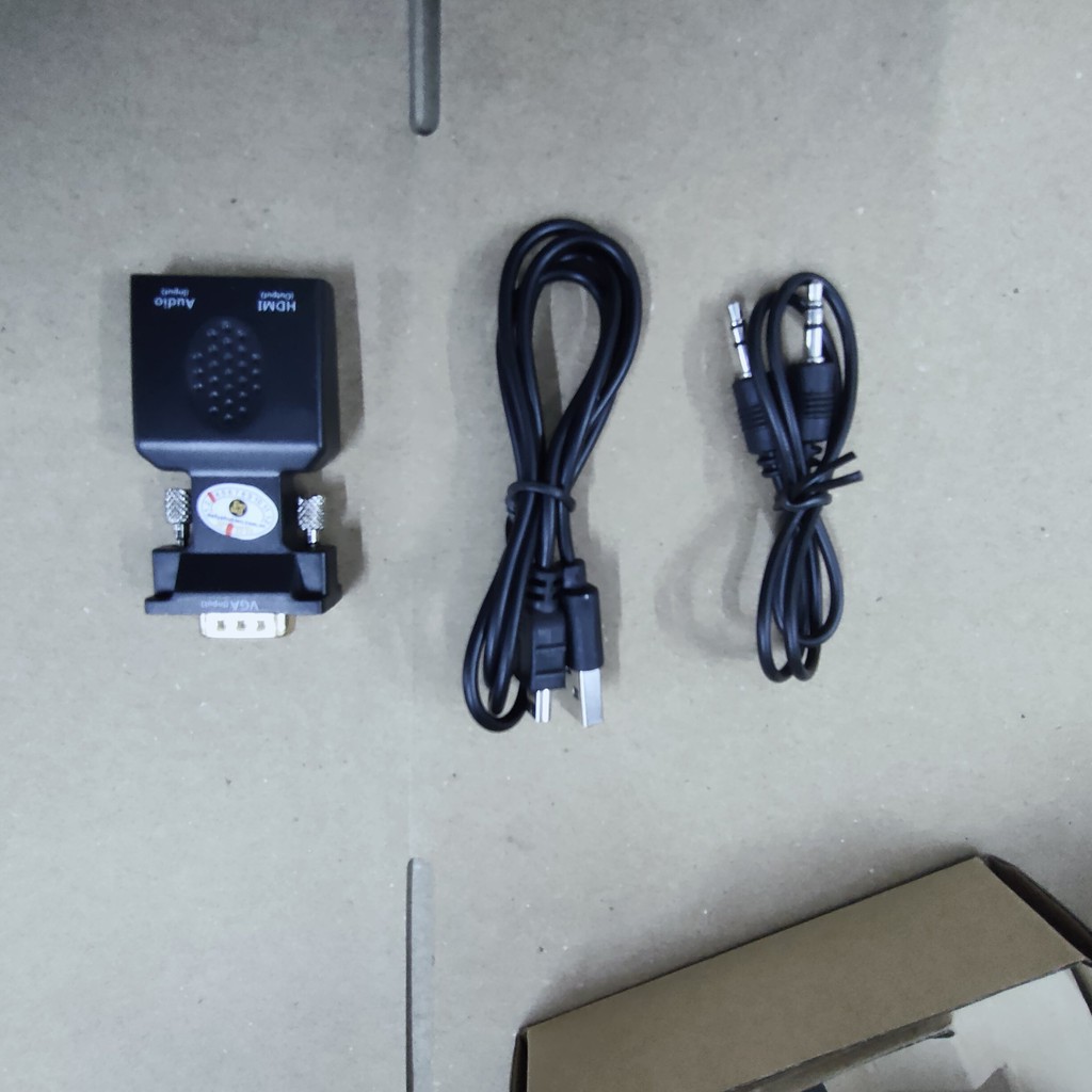 Đầu chuyển đổi vga sang HDMI loại tốt có audio dailyphukien