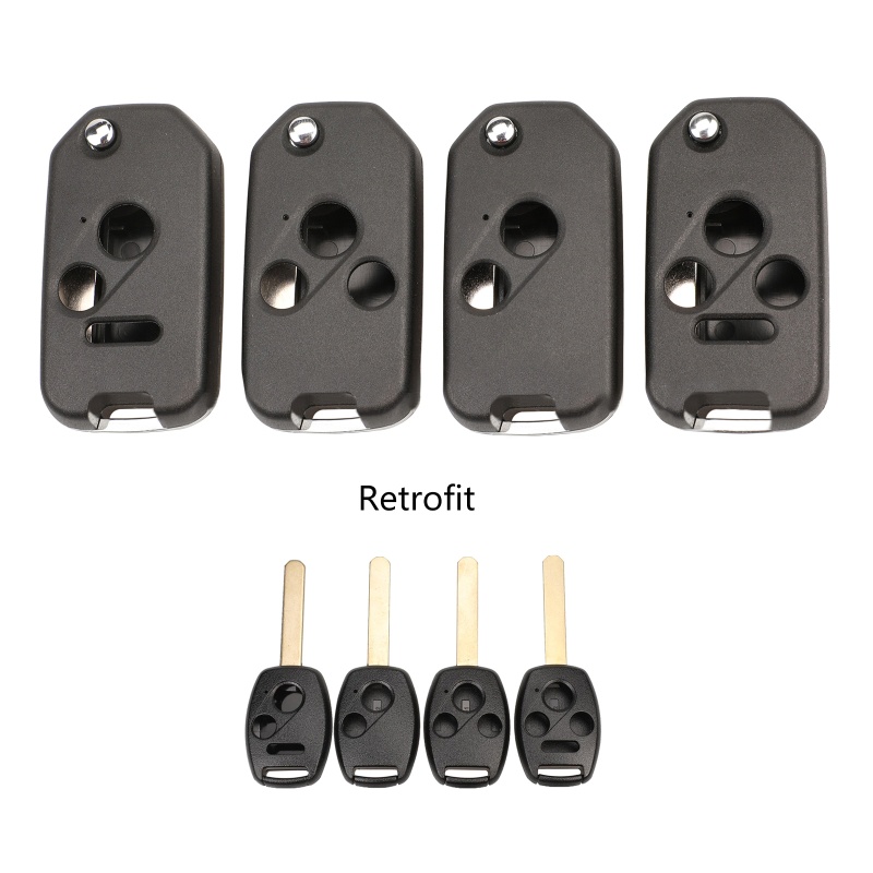 Vỏ Bảo Vệ Chìa Khóa Điều Khiển Từ Xa Không Chìa Khóa Cho Xe Hơi Pilot for Cr-V for Civic Insight 2003-2013