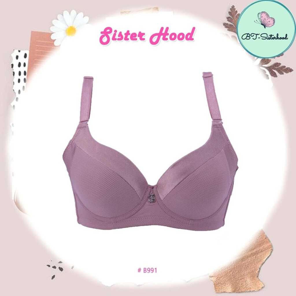 Áo ngực Thái Lan Bigsize cúp C mút chuẩn Sisterhood 991 cho người có vòng 1, bảng lưng lớn, Leblur, LOT STORE, LAVENUSA