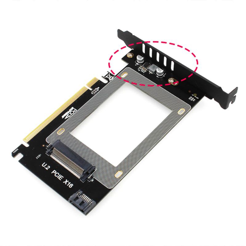 Thẻ chuyển đổi từ PCI-E 3.0 4X X16 sang U.2 SFF-8639 NVMe PCIe SSD PCI-e