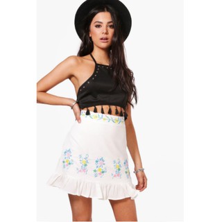 Chân Váy voan thêu hoa Boohoo size S #250k