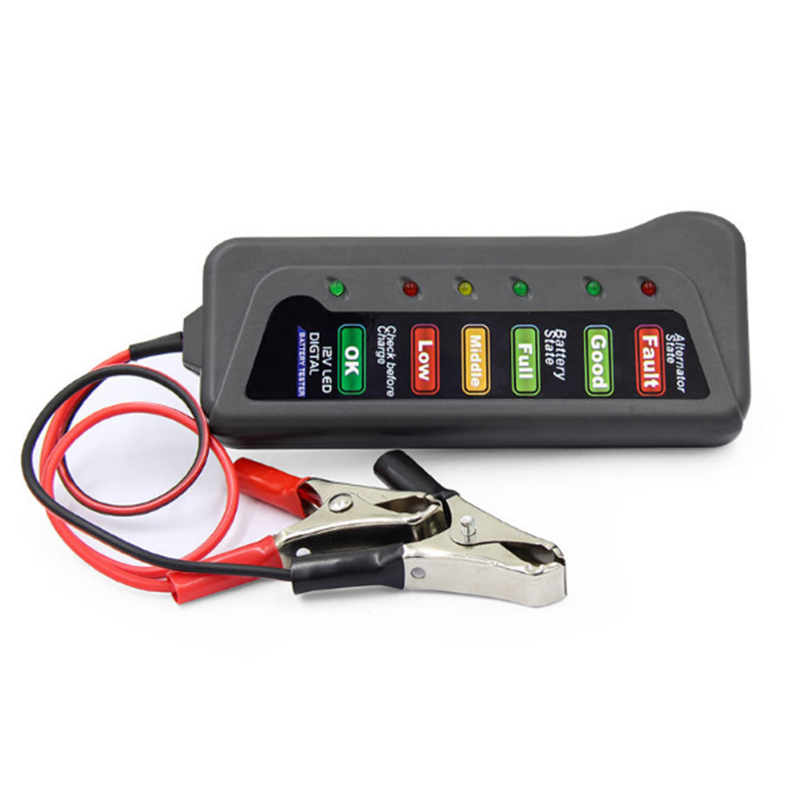 Thiết Bị Kiểm Tra Pin Xe Hơi 12v Có Đèn Led