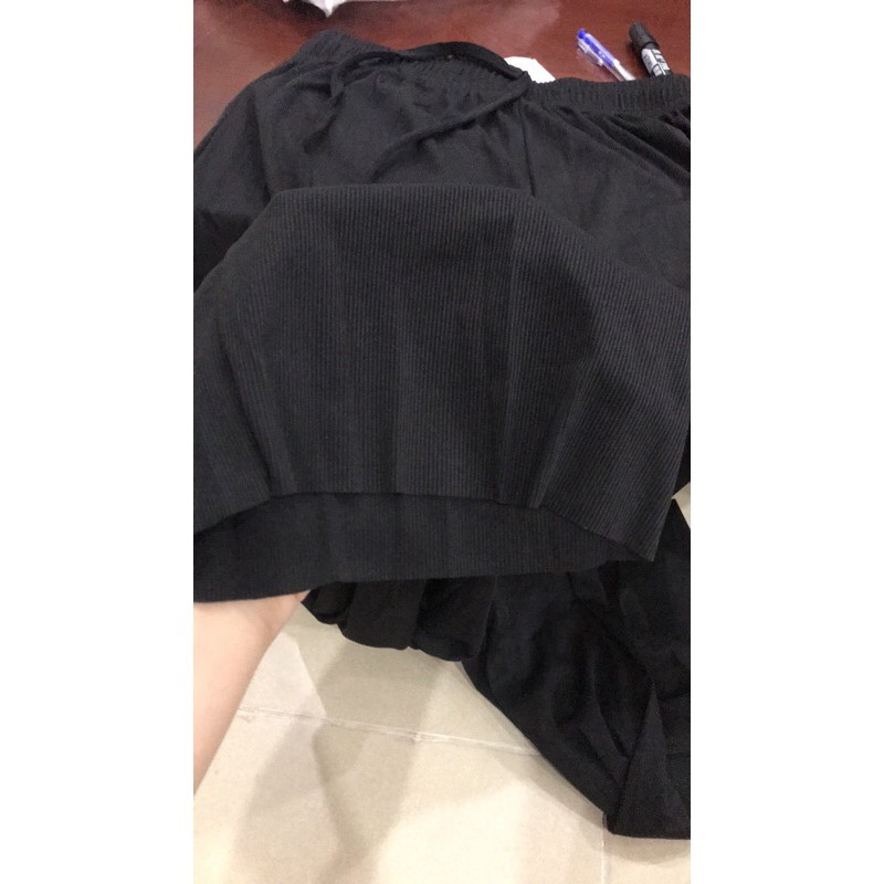 Quần ống rộng  len tăm mặc hack dáng hàng Quảng Châu. | BigBuy360 - bigbuy360.vn