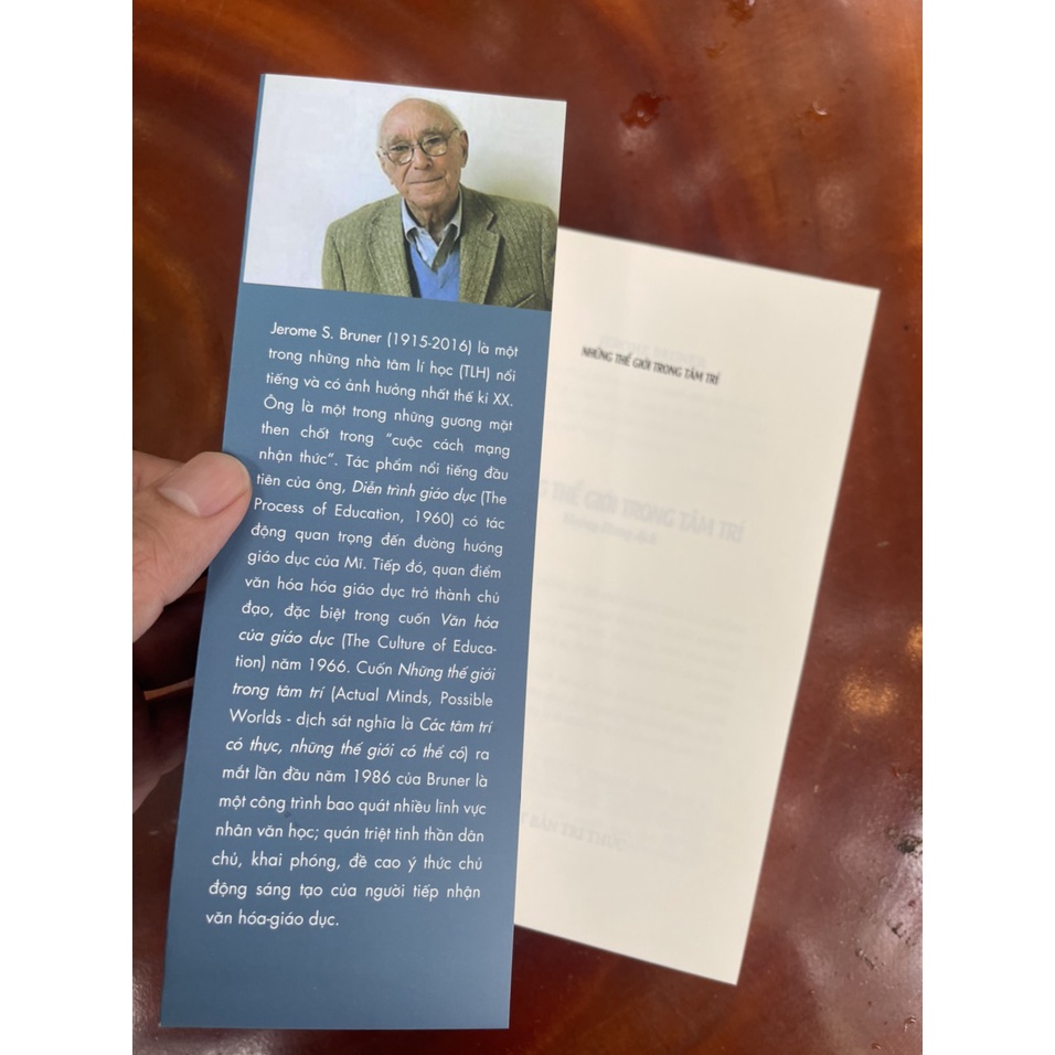 Sách - NHỮNG THẾ GIỚI TRONG TÂM TRÍ - Jerome Bruner – Hoàng Hưng dịch – Tủ sách Tâm lý học Giáo dục Cánh Buồm -Bình Book