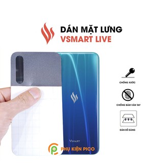 Dán lưng Vsmart Live full mặt lưng dẻo nhám trong suốt PPF tự phục hồi vết xước - Dán lưng Vsmart Live