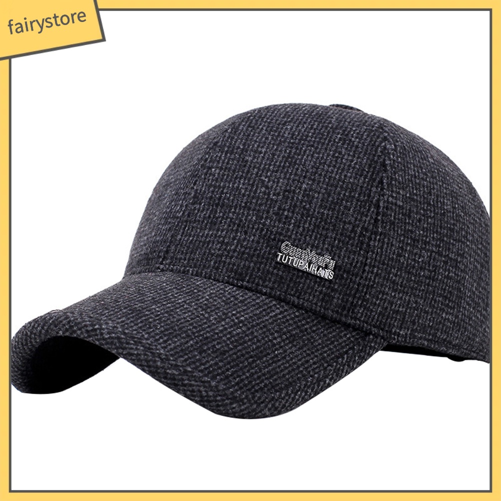 Mũ Lưỡi Trai Phối Lông Thú Cho Nam Giới