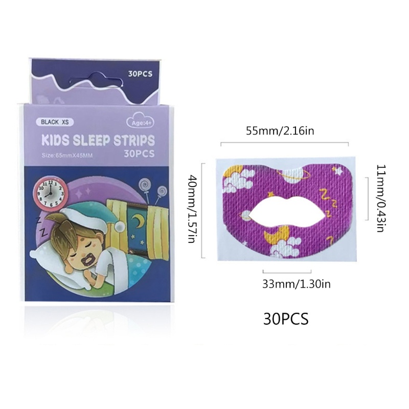 Set 30 Miếng Dán Chống Ngáy Khi Ngủ Cho Bé 4 +