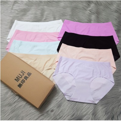 Set 4 quần lót su đúc liền vài không đường may siêu hót mã D2.7