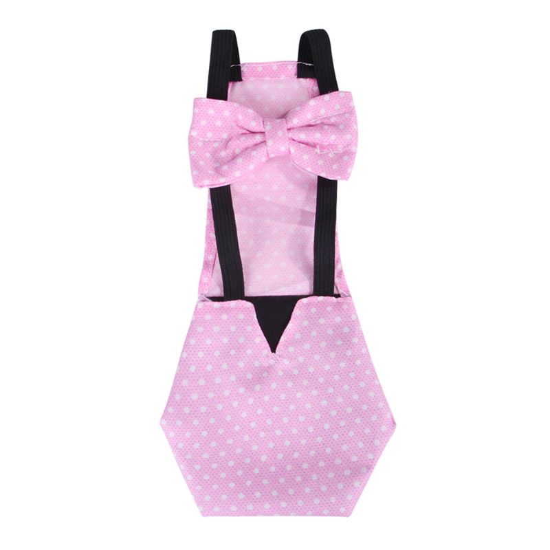 Tã Vải Cotton Đính Nơ Tùy Chỉnh Tiện Dụng Cho Thú Cưng