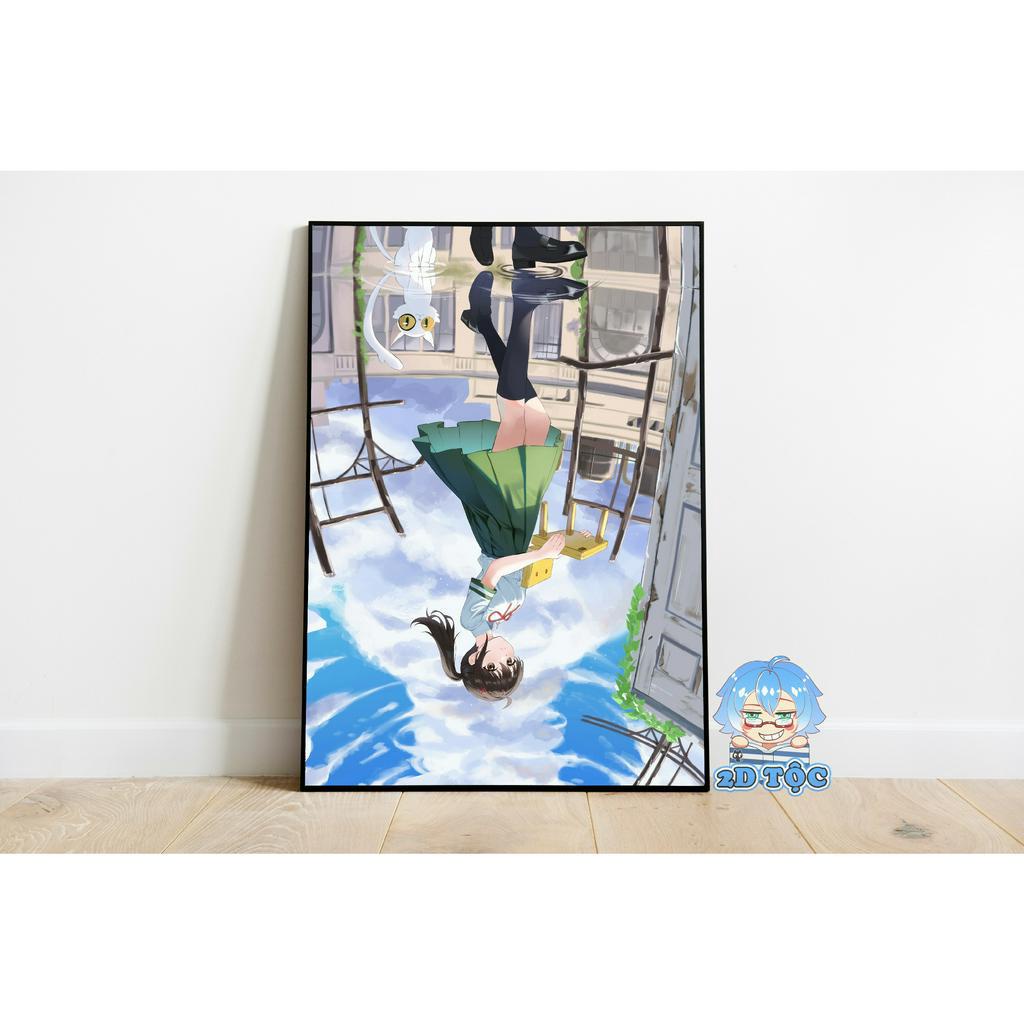 TRANH POSTER A3 Anime Manga Khóa chặt cửa nào Suzume Suzume no Tojimari CHẤT LIỆU GIẤY CAO CẤP - 2D Tộc Shop