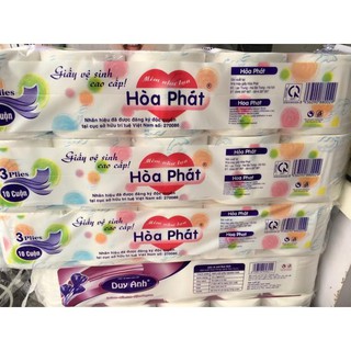 Giấy vệ sinh Hòa Phát Không lõi và Có lõi 10 cuộn/ 1 dây