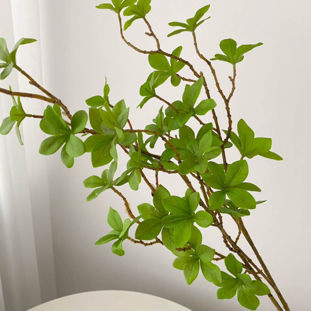 Cành Thạch Nam Giả Dài 66cm, Cành Cây Màu Xanh Trang Trí Cắm Bình Hoa Cao Cổ BlueBell