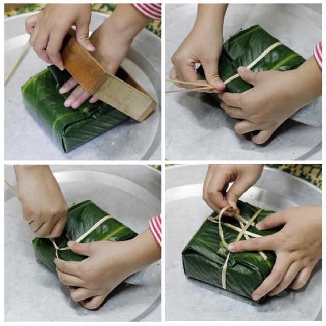 Bộ Khuôn Làm Bánh Chưng Chất Liệu Gỗ Hàng VNCLC