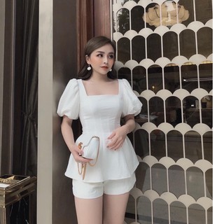 Sét bộ đũi cột nơ lưng xinh xắn thời trang nữ Arava đ85