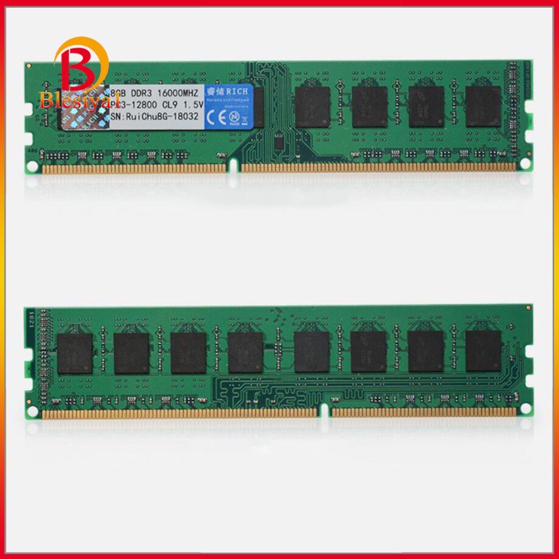 [BLESIYA1] 8G DDR3 PC3-12800U 1600MHz 240PIN DIMM AMD Motherboard Dedicated Memory RAM