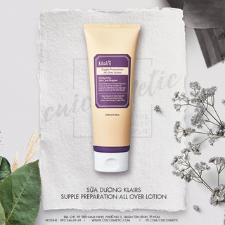 Sữa dưỡng Klairs Supple Preparation All Over Lotion