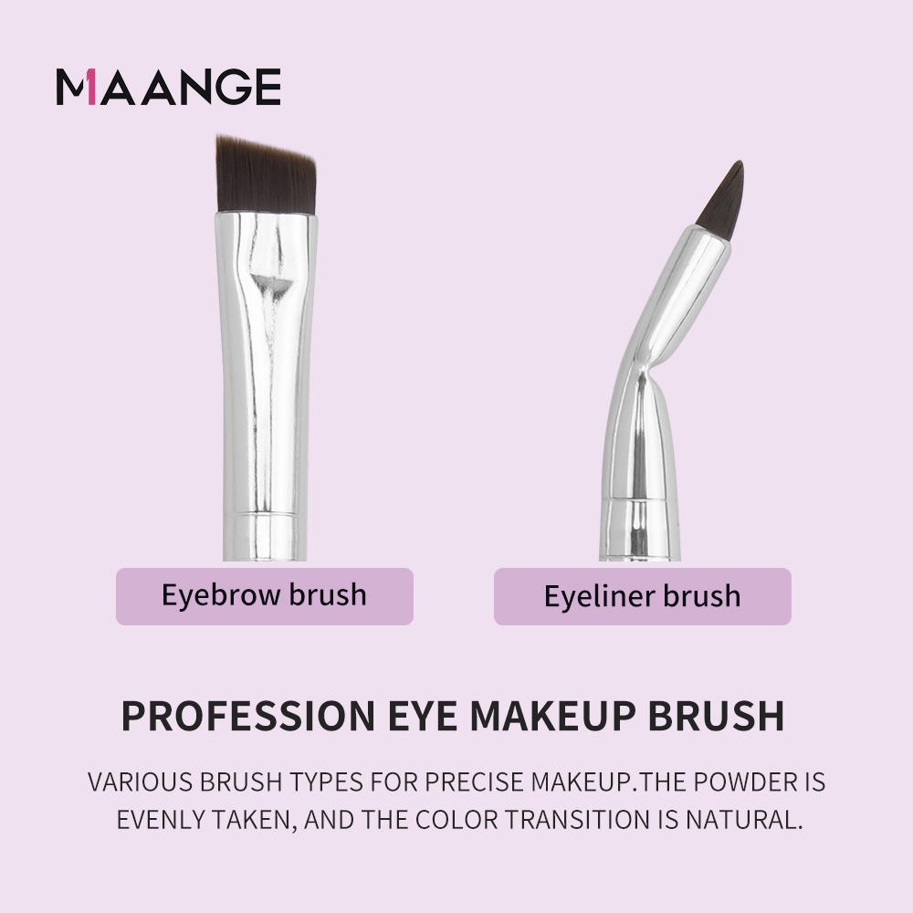 Set 2 cọ trang điểm Magefy dùng kẻ mắt kẻ mày