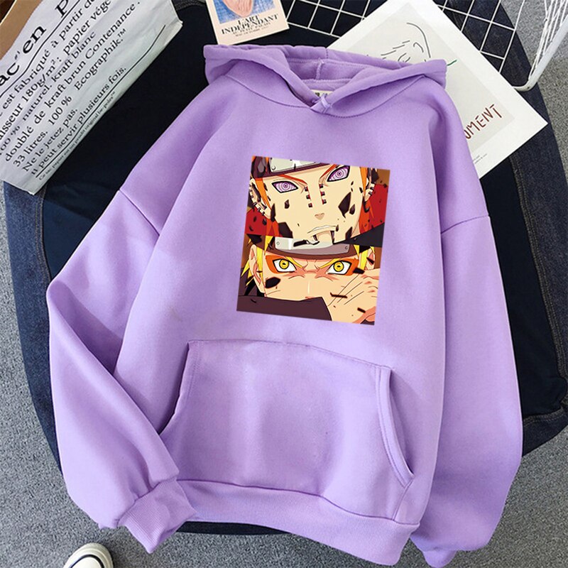 Áo Hoodies Có Nón Dài Tay In Hình Anime