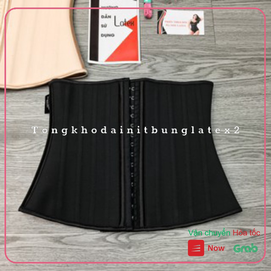 [ Tặng kèm liner] Nịt bụng Latex cao su non cao cấp chuẩn Hy Lạp