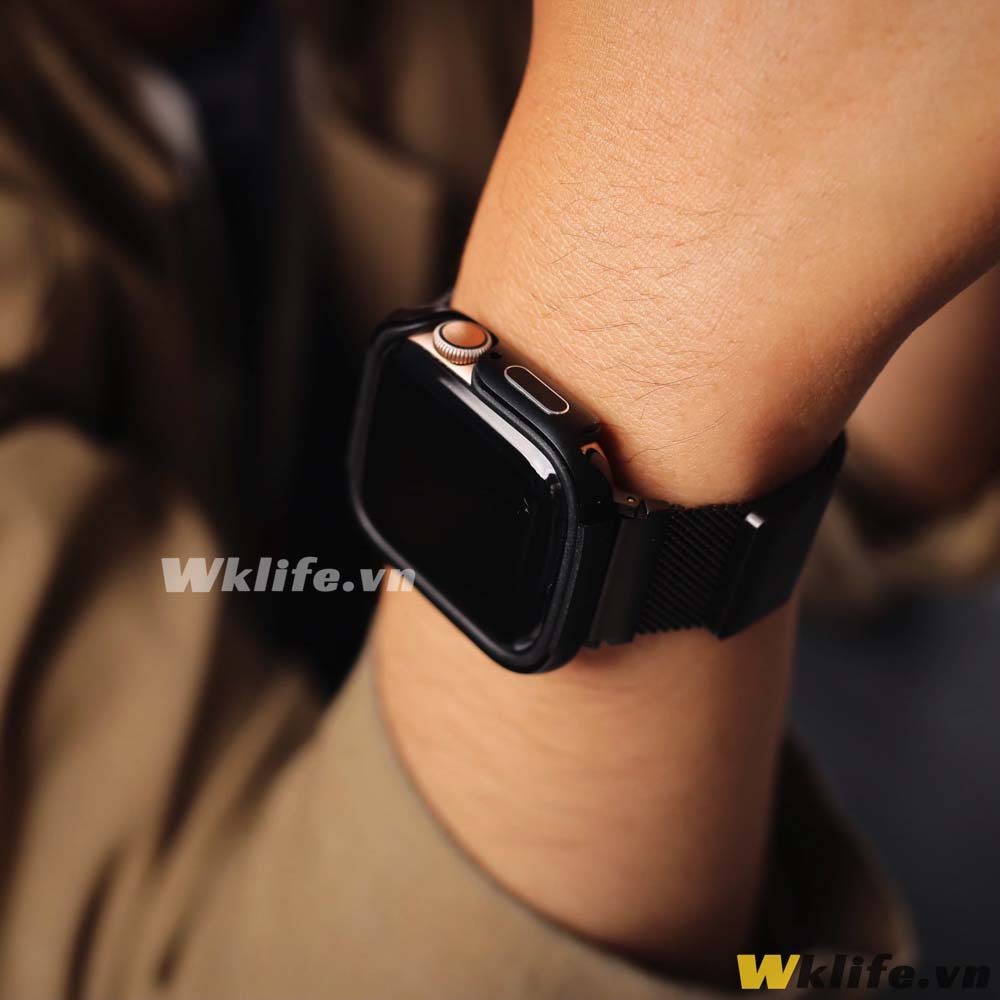 Ốp Viền Apple Watch WiWU Defense Armor Viền Nhôm Size 44mm Apple wacth Seri 4/5/6/SE