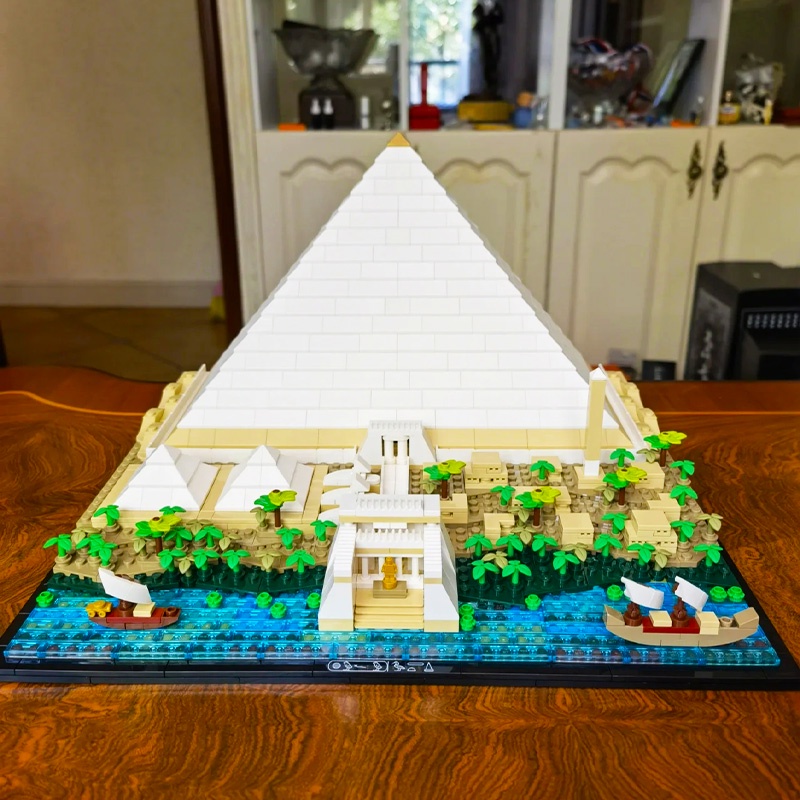 Đồ chơi lắp ráp 16111 6111 21058 Mô hình Đại kim tự tháp Giza Ai Cập The Great Pyramid of Giza - Xếp hình thông minh