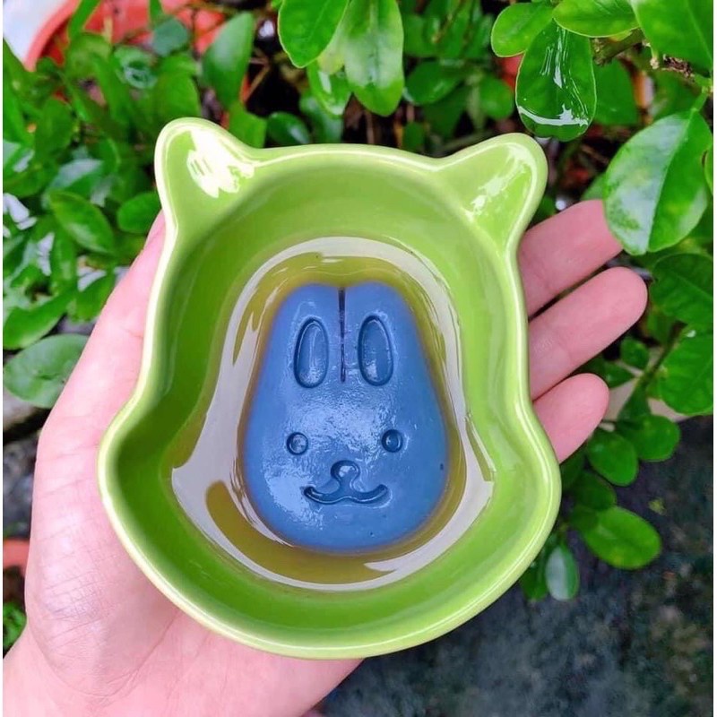 Bát Ăn Dặm Gốm Sứ Hình Gấu Pooh Mini Cute Cho Bé, Bát Ăn Dặm Kiểu Nhật Chất Liệu Cao Cấp