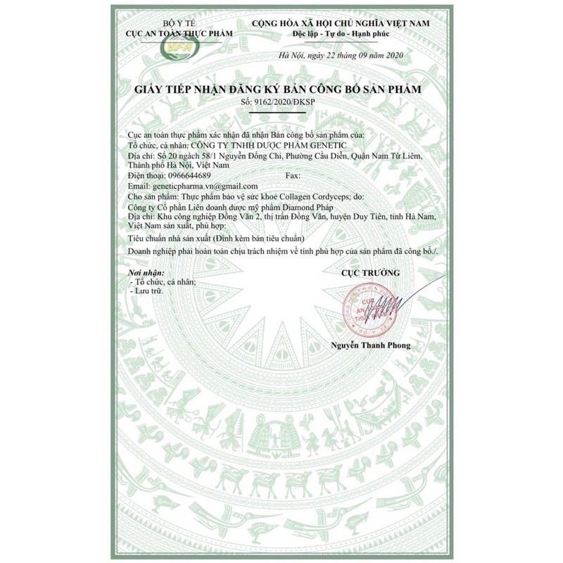 Nước uống Collagen Viện Hàn lâm KH&CN Việt Nam