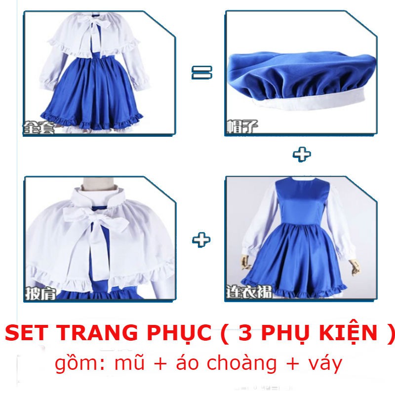 Set COSPLAY Tomoyo Anime SAKURA