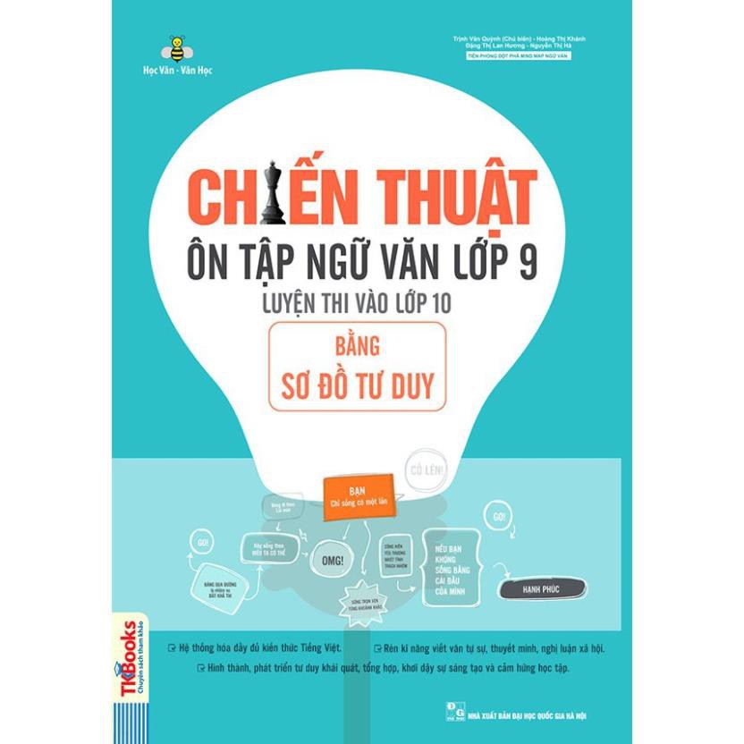 Sách - Chiến thuật ôn tập ngữ văn luyện thi vào lớp 10 bằng sơ đồ tư duy