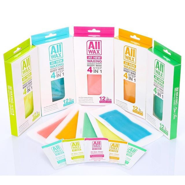 Wax Lông Dạng miếng All Wax All New Perfect Strips Body Wax 4 Step In 1