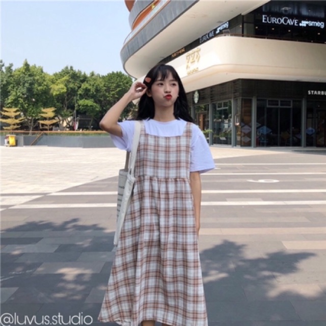 Candies Dress ( Váy Yếm kẻ sọc )