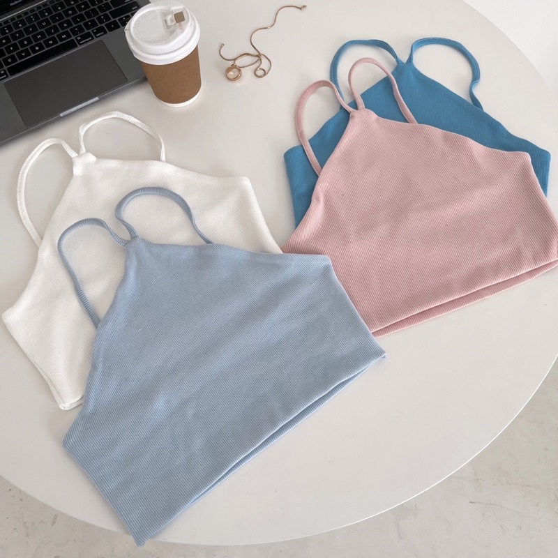 Áo croptop cổ yếm | V TOP