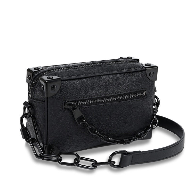 Túi Đeo Chéo Nam kari Thời Trang Punstore Phong Cách Cá Tính Nhỏ Gọn Màu Đen Đẹp chất Liệu Bền Bỉ