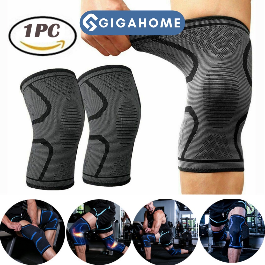 Combo 2 Băng Gối Thể Thao Tập Gym, Đá Bóng GIGAHOME Co Giãn Đàn Hồi, Tránh Chấn Thương 9367