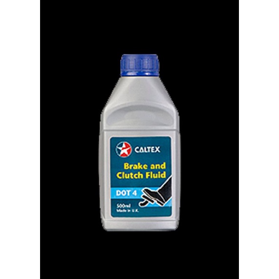 DẦU PHANH VÀ LY HỢP DOT4 CALTEX Brake and Clutch Fluid cho xe máy ô tô, xe hơi 500ml dot 4 nhớt thắng 0.5 L lít