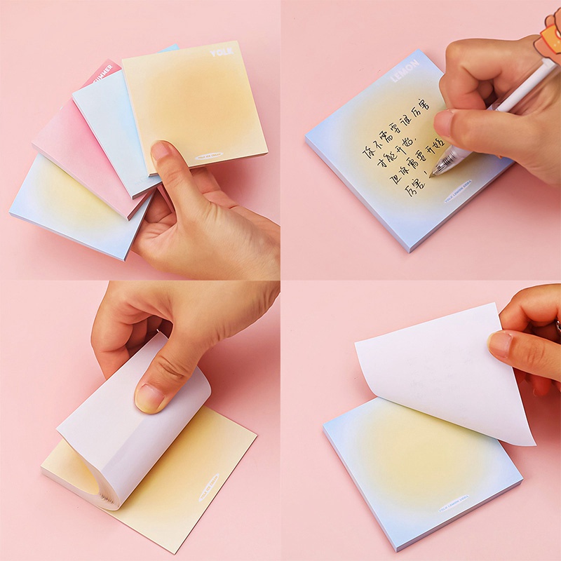 Giấy Note Ghi Chú Màu Sắc Tuyến Tính