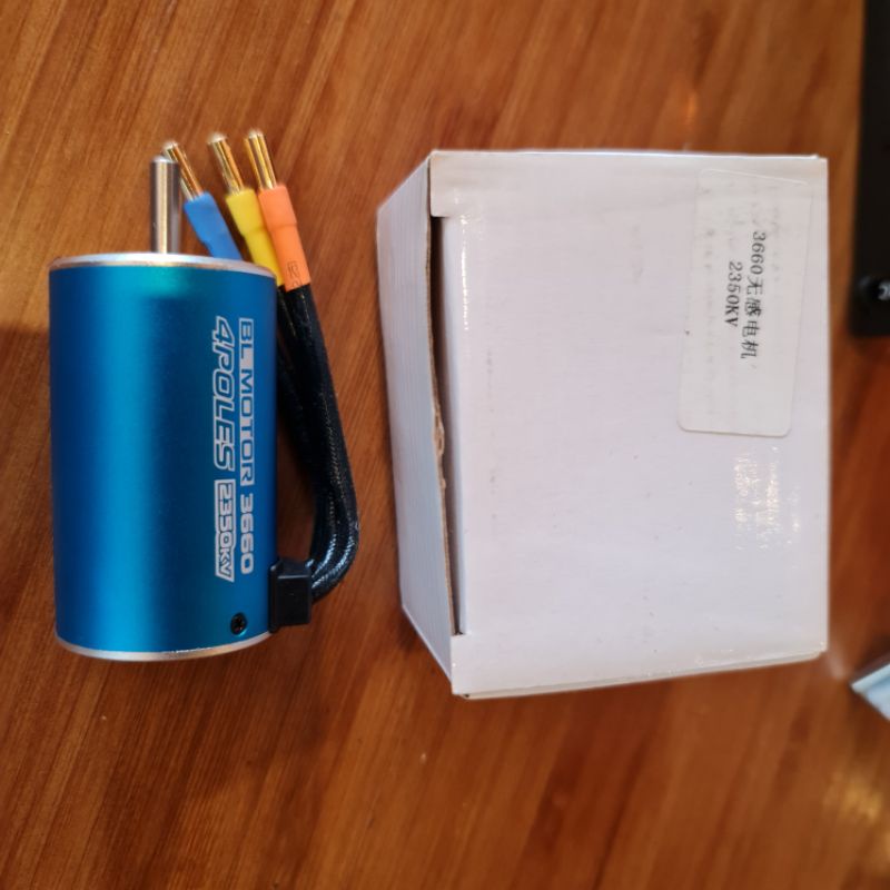 Phu kiện Xe Rc 1 : 10 ko chổi than esc 120a - motor 3660 - sevor- dumborc 6X -90km/h