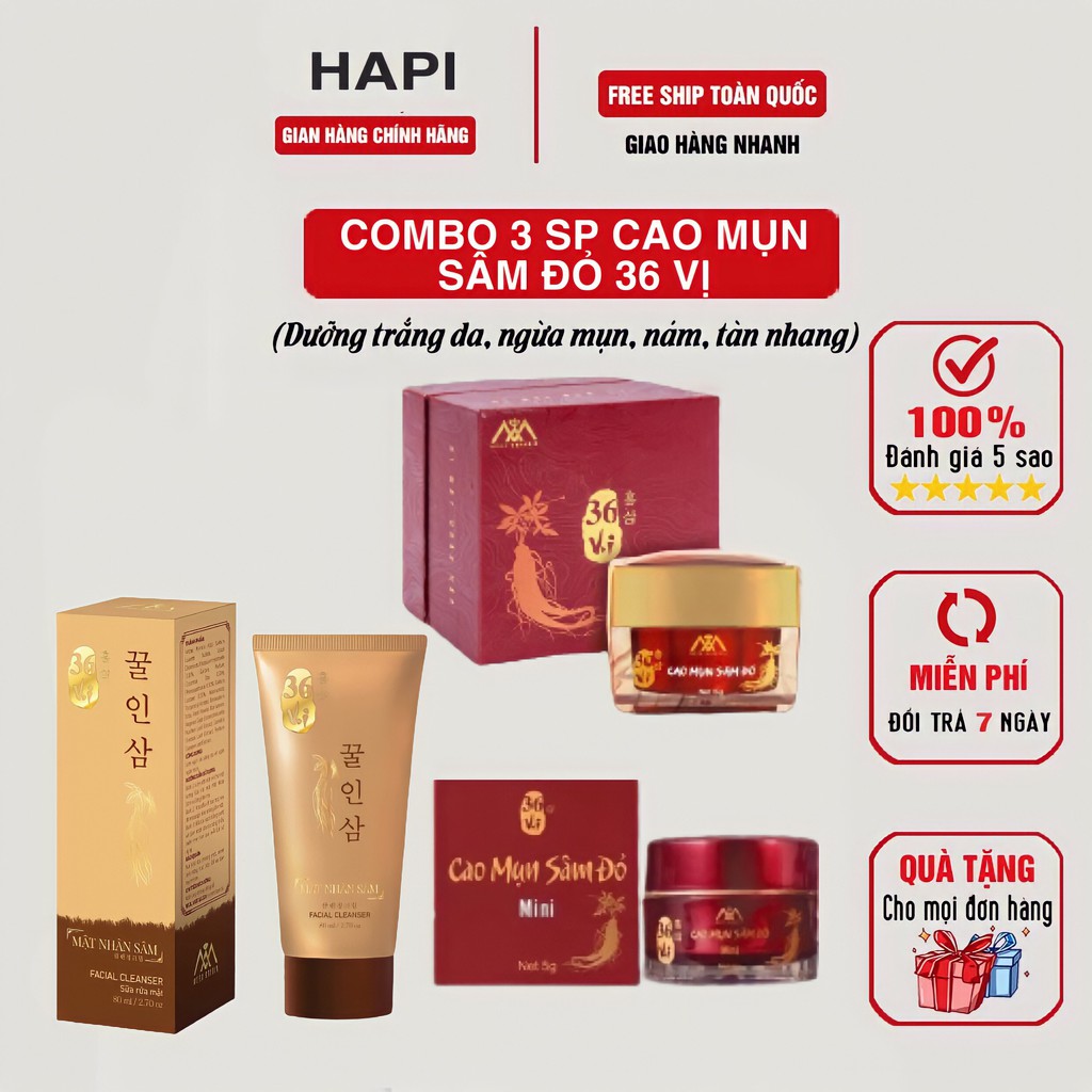 CAO MỤN SÂM ĐỎ 36 VỊ - MEEA ORGANIC | BigBuy360 - bigbuy360.vn