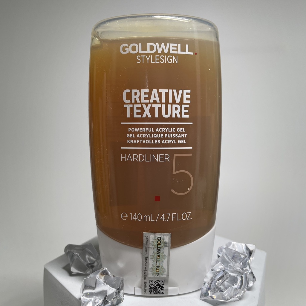 🇩🇪Goldwell🇩🇪 Gel mật tạo kiểu siêu cứng Hardliner 5 Creative Texture Goldwell 150ml