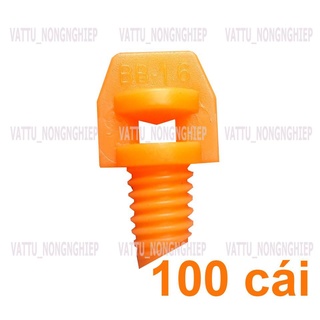 100 Béc tưới 360 độ, họng phun 1.6 ly (Màu cam)